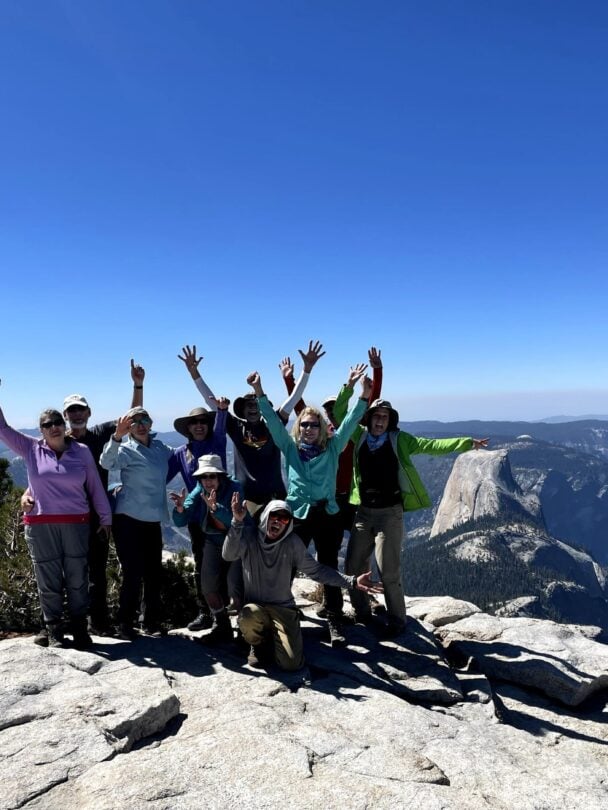 Happy group Yosemite
