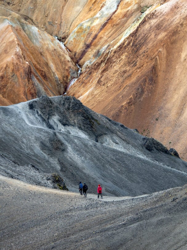 Surreal views while hiking Laugavegur